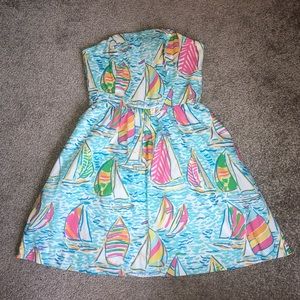 Strapless Lilly Pulitzer dress